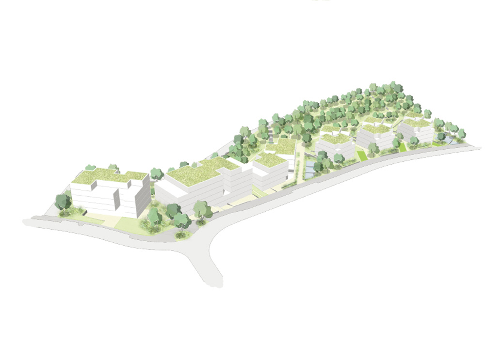 Val Saint André - Rollingergrund, Luxembourg-ville Projet “The Neighbours”, lauréat du concours organisé par le Fonds du Logement