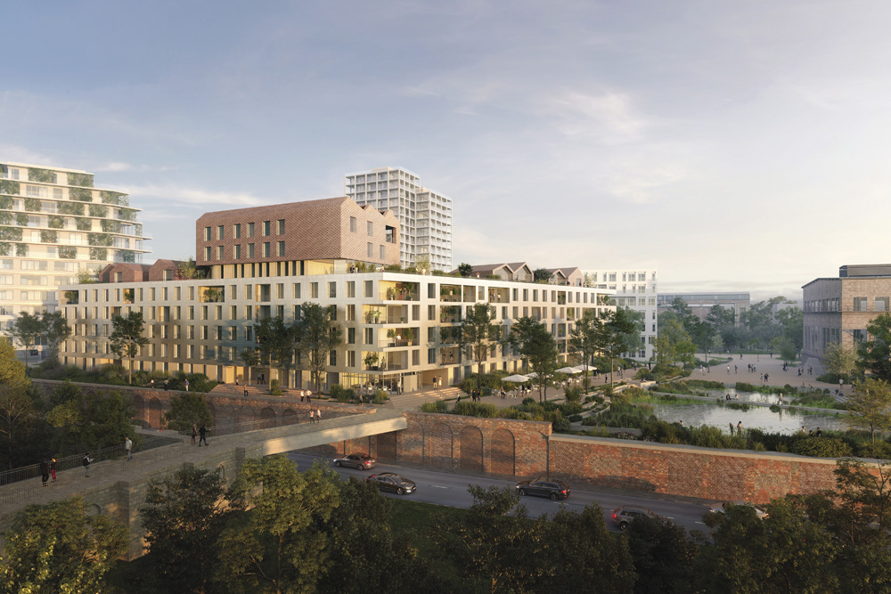 7	Complexe résidentiel Rout Lëns Lot 29B en const. bois Lauréat concours; en construction IKO Development, Rout Lëns, Esch-sur-Alzette