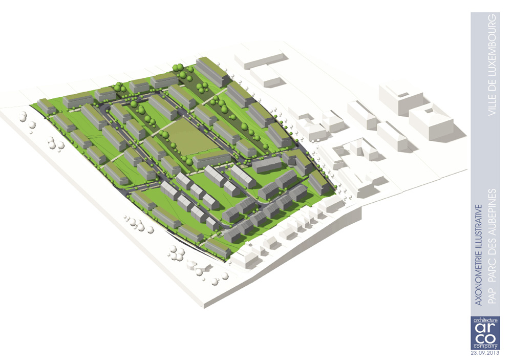 3 - PAP Parc des Aubépines Maquette 3d PAP