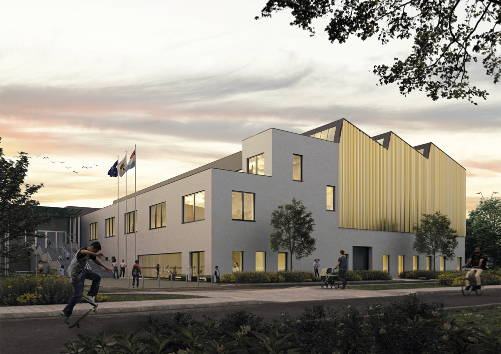 2	Hall sportif «Um Ewent» à Contern