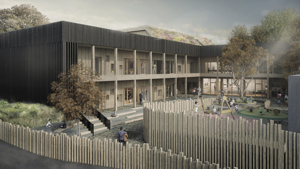 4	Extension du Campus scolaire à Schuttrange_Entrée principale