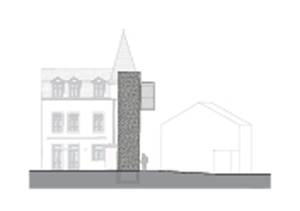 11	«Gangway» à Rosport, façade latérale