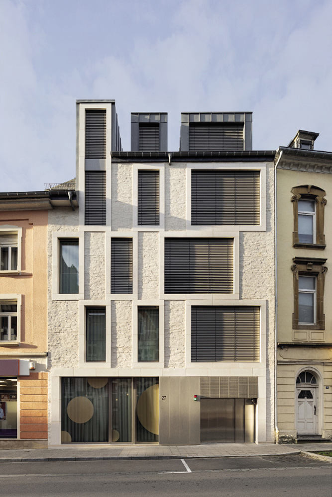 2	Pasam : construction et transformation d’un immeuble mixte appartements & commerce à Luxembourg. Lauréat BAUHÄREPRÄIS OAI 2024