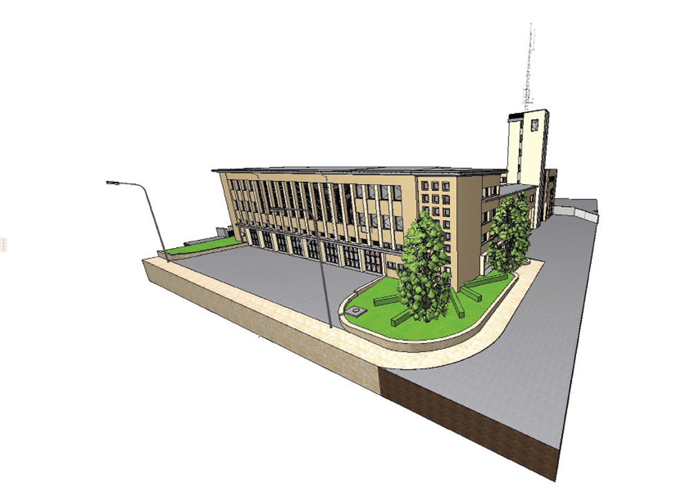 6-7	Modélisation 3D de l’ancienne caserne de  pompiers de la Ville de Luxembourg